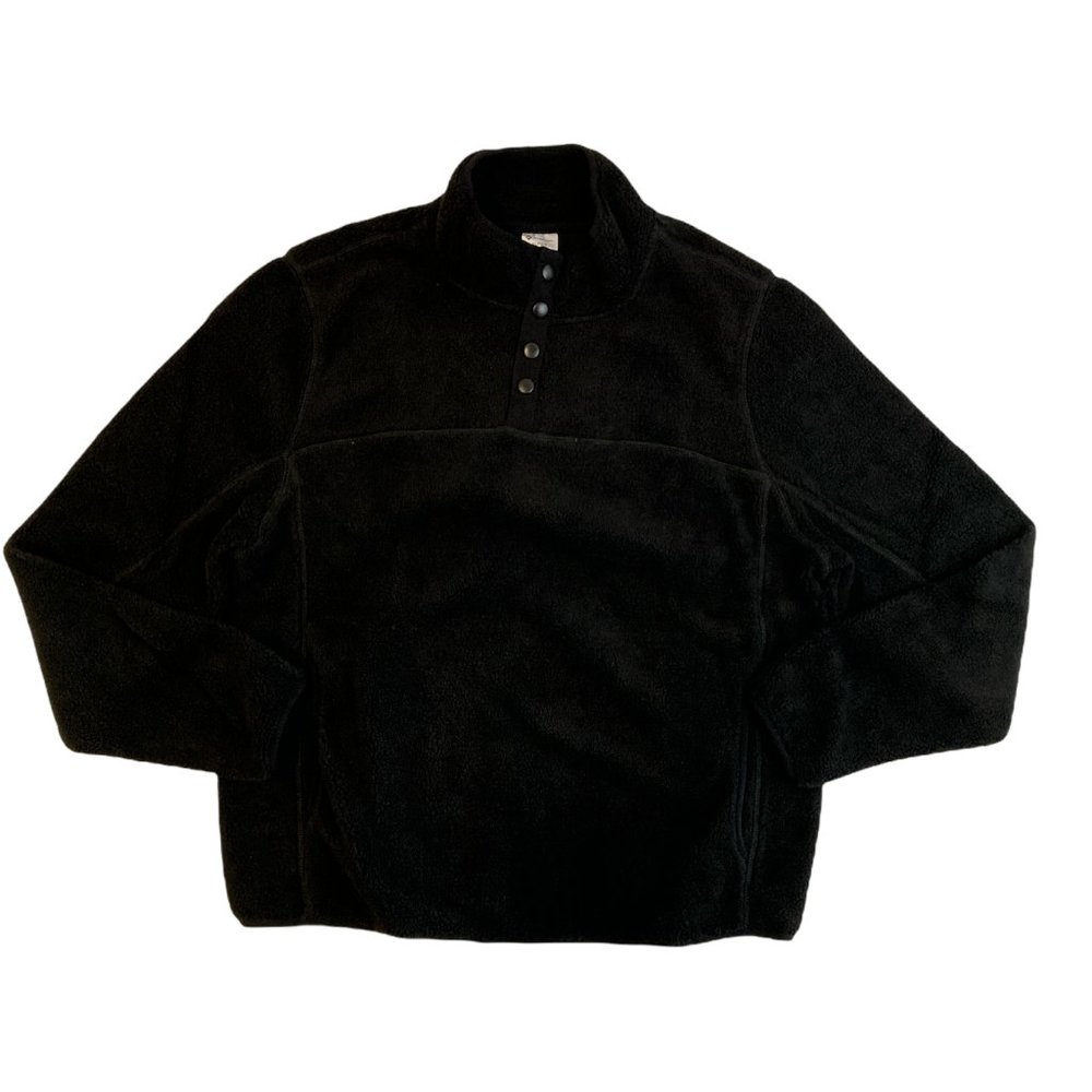 !!NEW!! Men's Black MEMBERS MARK Alpine Sherpa Pullover Small